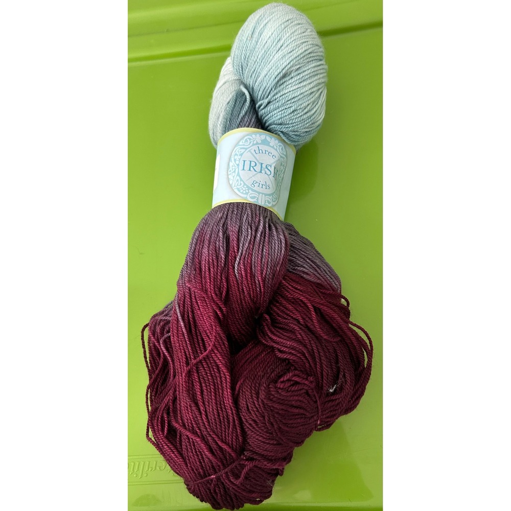 Three Irish Girls Adorn Sock Yarn Mairin Merino Nylon Hand Dyed 430yd Fingering